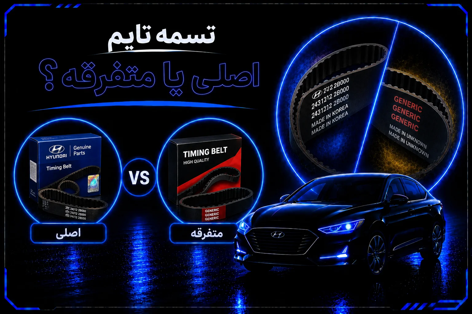 تسمه تایم اصلی یا متفرقه