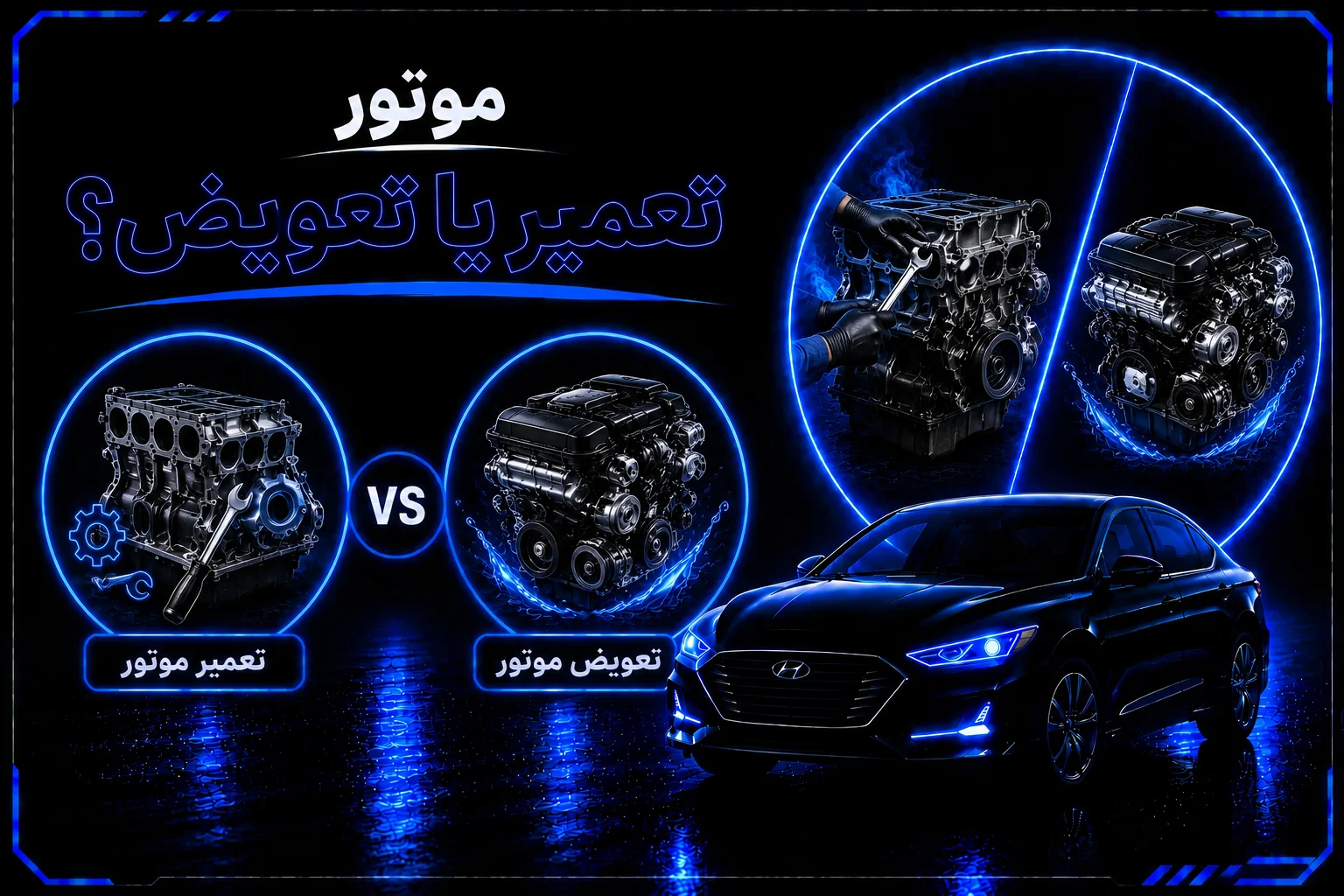 تعمیر یا تعویض موتور