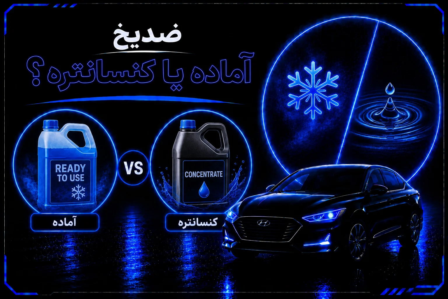 ضد یخ آماده یا کنسانتره